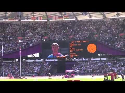 Panyutin Oleq  Medal ceremony  Men triple jump F12