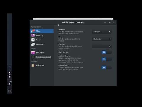 Ubuntu Mini 17.10 with budgie minimal Desktop Part2 - Customization