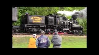 preview picture of video 'Cass Railfan Weekend 2013 part 1'
