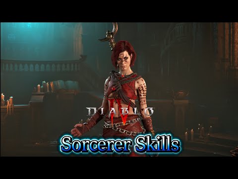 Diablo 4  - Sorcerer Skills Showcase
