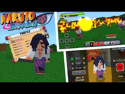 This New Naruto Guerra Wg v3.0 Addon Naruto Shippuden Addon/Mod for Minecraft PE (1.21.51+)