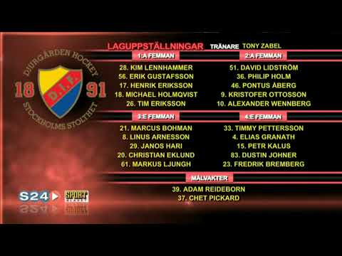 HockeyAllsvenskan 2012⧸13 Omgång 39： Djurgårdens IF   Asplöven HC