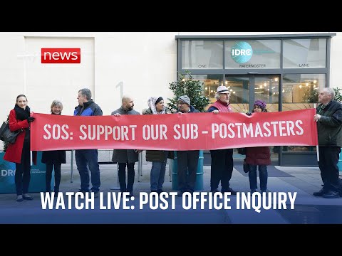 Post Office Horizon inquiry: Alan Cook and Adam Crozier give evidence