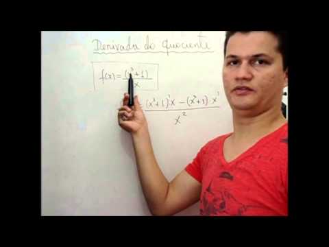 Derivada do Quociente - Prof. Adriano Carneiro