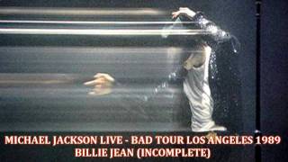 Michael Jackson - Bad Tour L.A. January 27th 1989 - Billie Jean (Amateur Audio) [HQ]