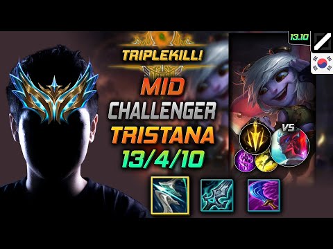 Tristana Mid vs Yone - LOL KR Challenger Patch 13.10