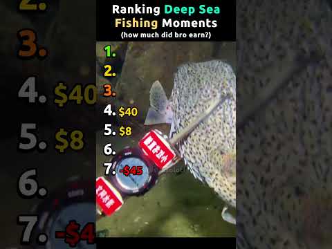 Ranking Deep Sea Fishing Moments Pt.9 | How much did he earn? #deepseafishing