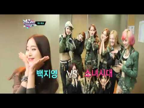 130110 Backstage with SNSD & Baek Ji Young