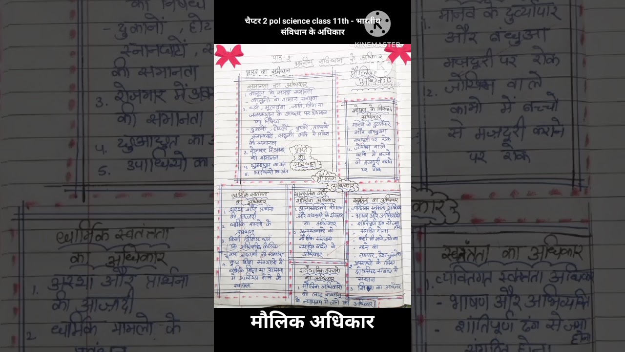 class 11th pol science chapter 2 | maulik adhikar| #ncert#fundamentalrights #class11th.