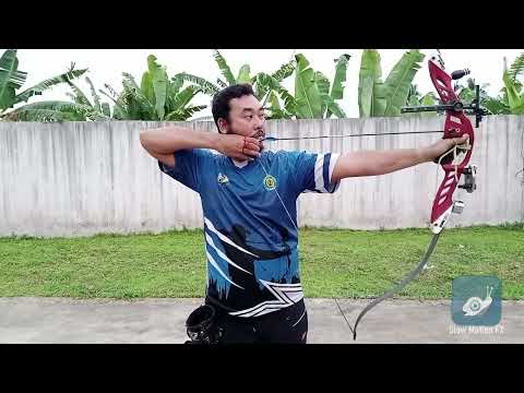 belajar teknik dan realese barebow