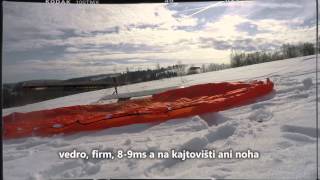 preview picture of video 'AAA Snowkiting vikend 7-8.3.2015'