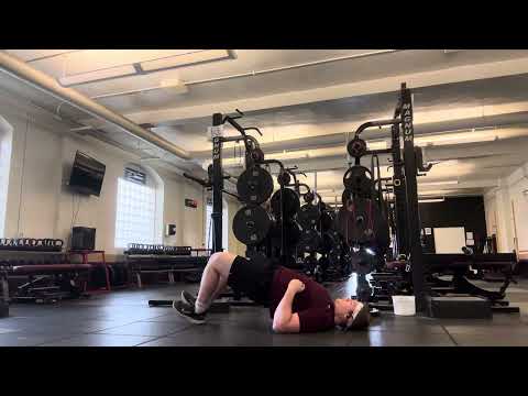 Supine Hamstring Walk Outs