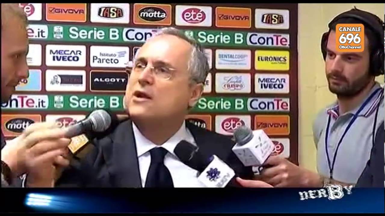 VIDEO | La furia di Lotito nel video integrale di Ottochannel
