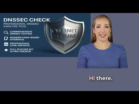 DNSSEC Check: Analysis Tool video thumbnail
