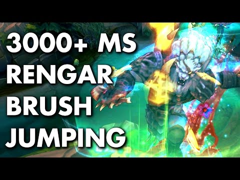 3000+ MS RENGAR Jumping out of Brush!