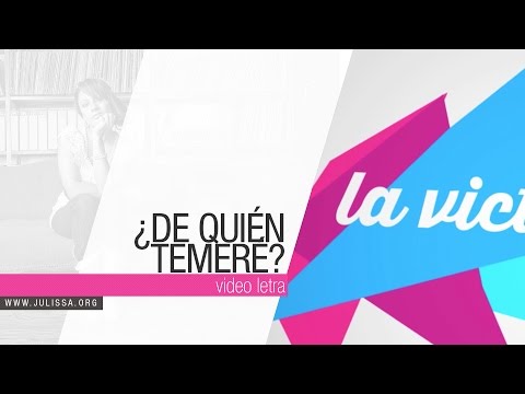 JULISSA | De Quien Temeré (Official Lyric Video)