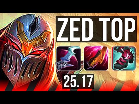 ZED vs TRYNDAMERE (TOP) | Legendary, 16/2/4 | EUW Master | 25.17