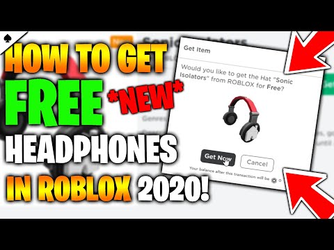 How To Get Free Headphones In Roblox - roblox isolator youtube