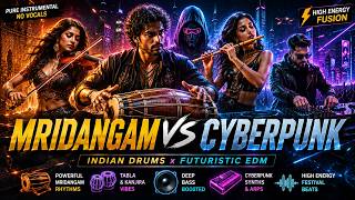 Download lagu Mridangam vs Cyberpunk ⚡ | Indian Drums x Futuristic EDM | Deep Bass Fusion | DJ BEATS mp3