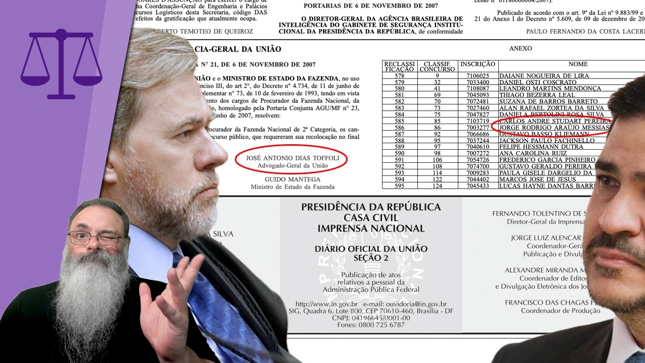 BESSIAS pode ter SIDO ILEGAMENTE NOMEADO em CONCURSO PÚBLICO FRAUDADO por TOFFOLI e MANTEGA