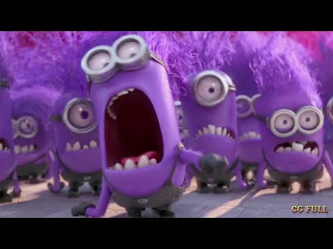 Purple Minion Angry Moment - Despicable me (2013) Hd