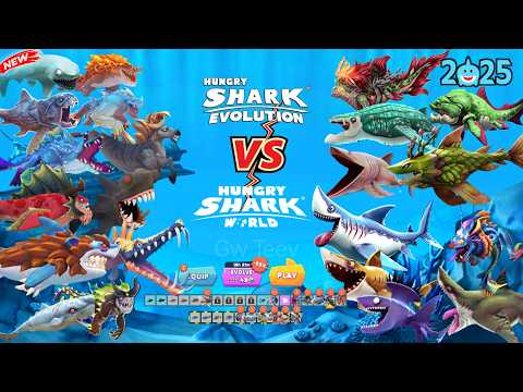 All 70 Sharks - Hungry Shark Evolution vs Hungry Shark Evolution - Hungry Shark Trailer 2025