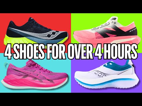 +4 Hour Marathon CRUSHERS! TOP 4 Running Shoes to Dominate the Course