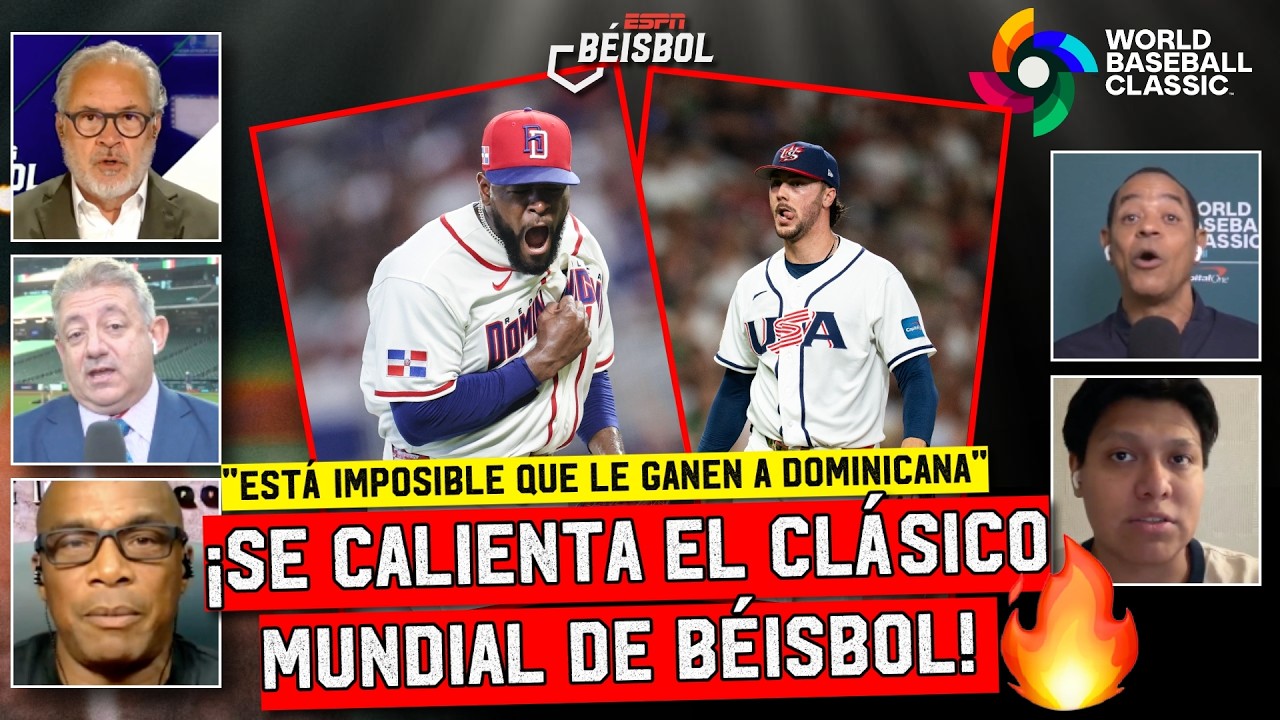 REPÚBLICA DOMINICANA VS ESTADOS UNIDOS será EL MEJOR JUEGO de TODO EL CLÁSICO | ESPN Beisbol