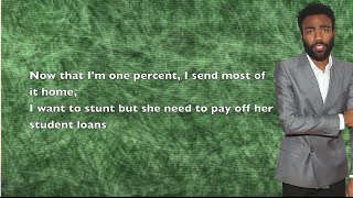 Childish Gambino - Shoulda Known - Lyrics