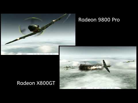 Pentium 1000   Benchmarks mit AMD Radeon 9800 Pro und X800GT