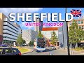 Sheffield City Center, UK - Walking Tour and Travel Guide - 4K HDR