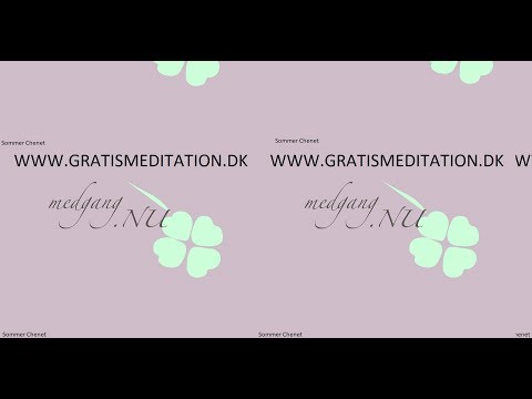 Guidet meditation dansk afslapning