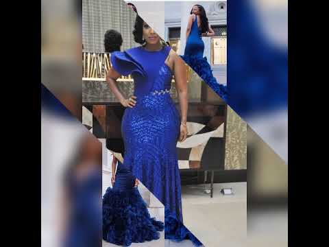 ♡Mode robe de soirée 2021♡Blues dress♡