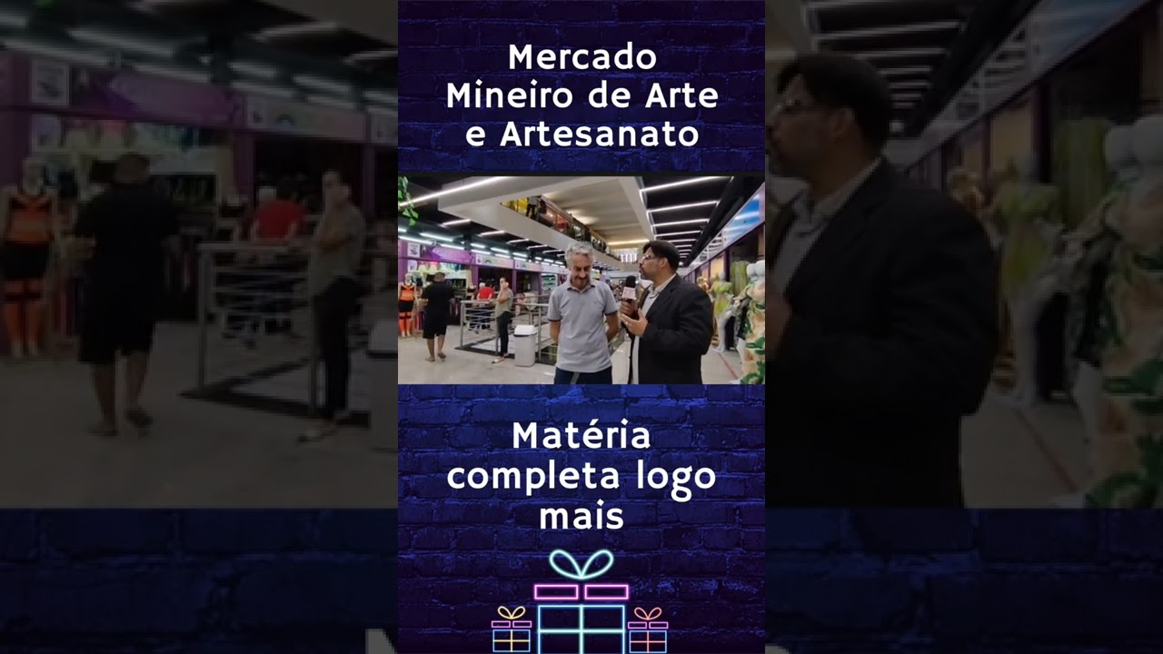 Mercado mineiro de arte e artesanato