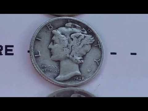 1941, 1938 and 1937 Mercury Dimes!