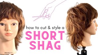 How to Cut and Style a Short Shag