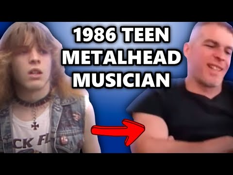 1986 Heavy Metal Teenager Defends His Lifestyle & Music