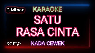 Download lagu SATU RASA CINTA RERE AMORA KARAOKE Nada Cewek mp3