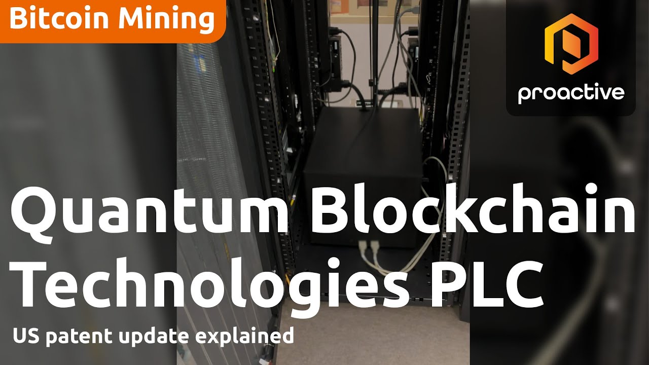 Quantum Blockchain Technologies CEO on US patent update, strategy & next steps