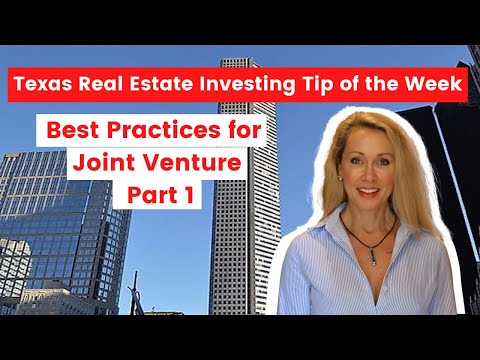 Best Practices for Joint Venture Part 1