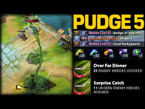 When Hard Support Pudge Decides To Roam... | Pudge Official