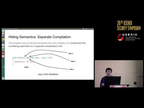 USENIX Security '17 - Dead Store Elimination (Still) Considered Harmful