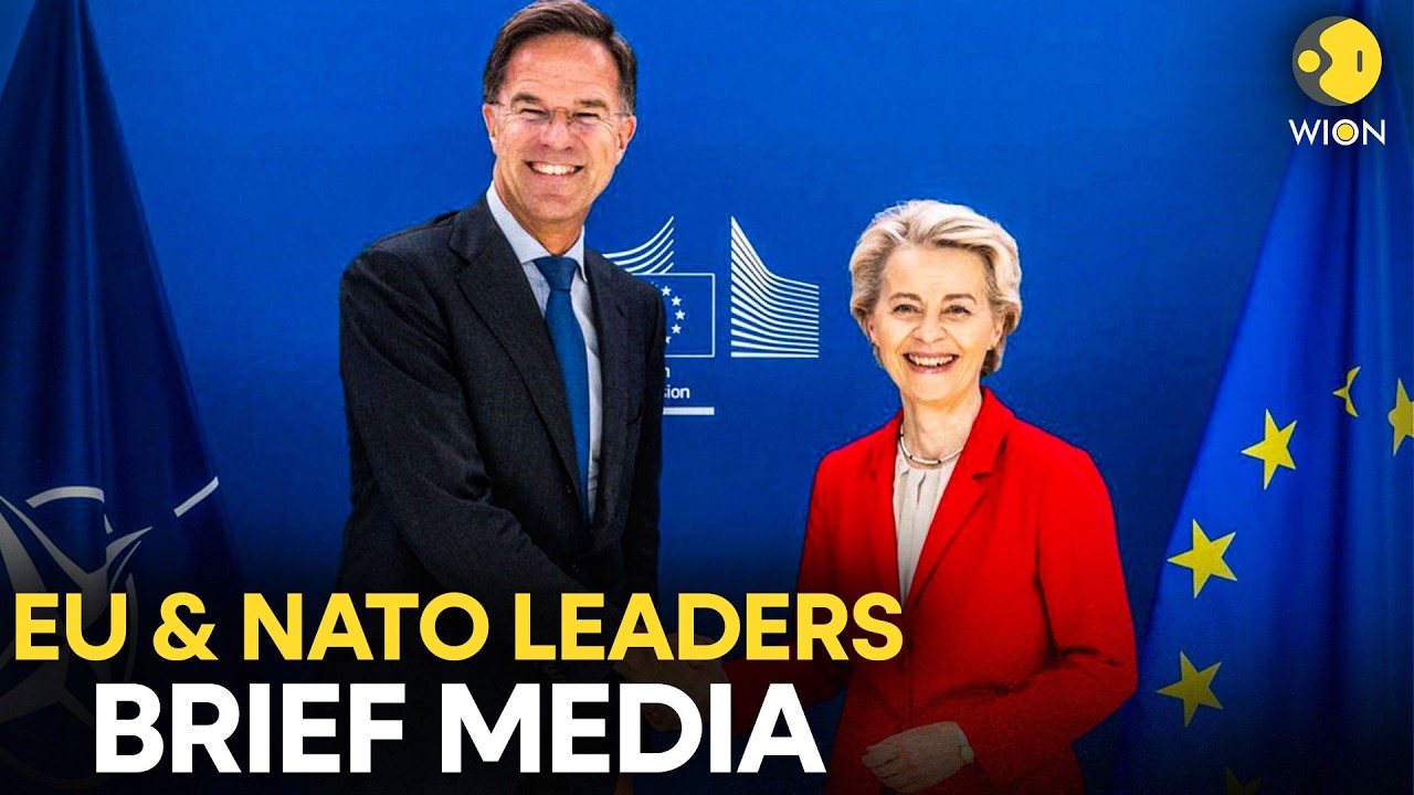 EU-NATO LIVE: Von Der Leyen, Rutte And German Leaders Hold Joint Press Conference | WION
