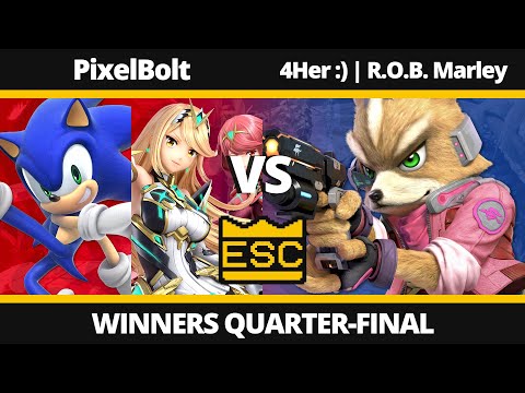 ESC 63 - Winners Quarter-Final - PixelBolt (Sonic, Pyra/Mythra) Vs. R.O.B. Marley (Fox) - SSBU Local