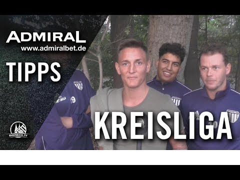 ADMIRAL-Tipps mit  4 Spielern des FC Bergheim 2000 tippen den 4. Spieltag der KL A, Rhein-Erft