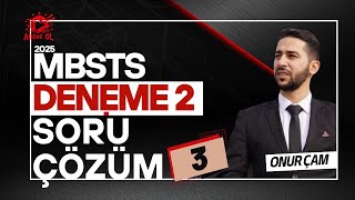 2025 MBSTS Türkiye Geneli Online Akademi Deneme Sınavı Soru Çözümleri 