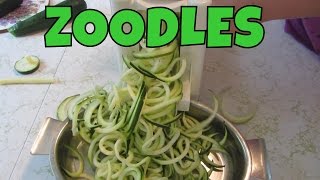 How to make Zoodles ~ Low Carb and Gluten Free Pasta replacement