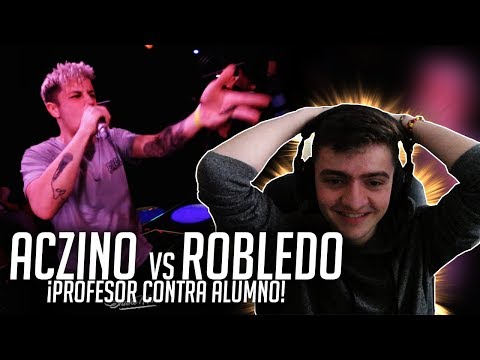 ¡PROFESOR CONTRA ALUMNO! | ACZINO vs ROBLEDO (REACCIÓN y ANÁLISIS) | Hugo
