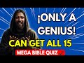 🙌 15 Difficult Bible Questions for True Believers 📘✝️ | Bible Quiz Challenge