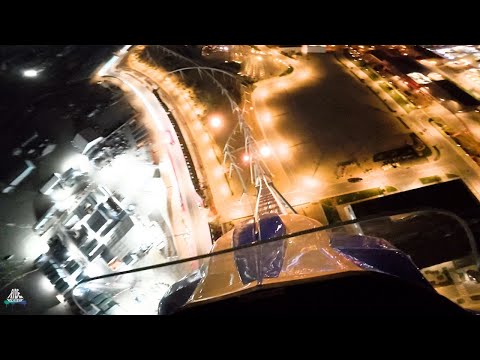 Double Rollback on Falcons Flight - World Record Rollercoaster